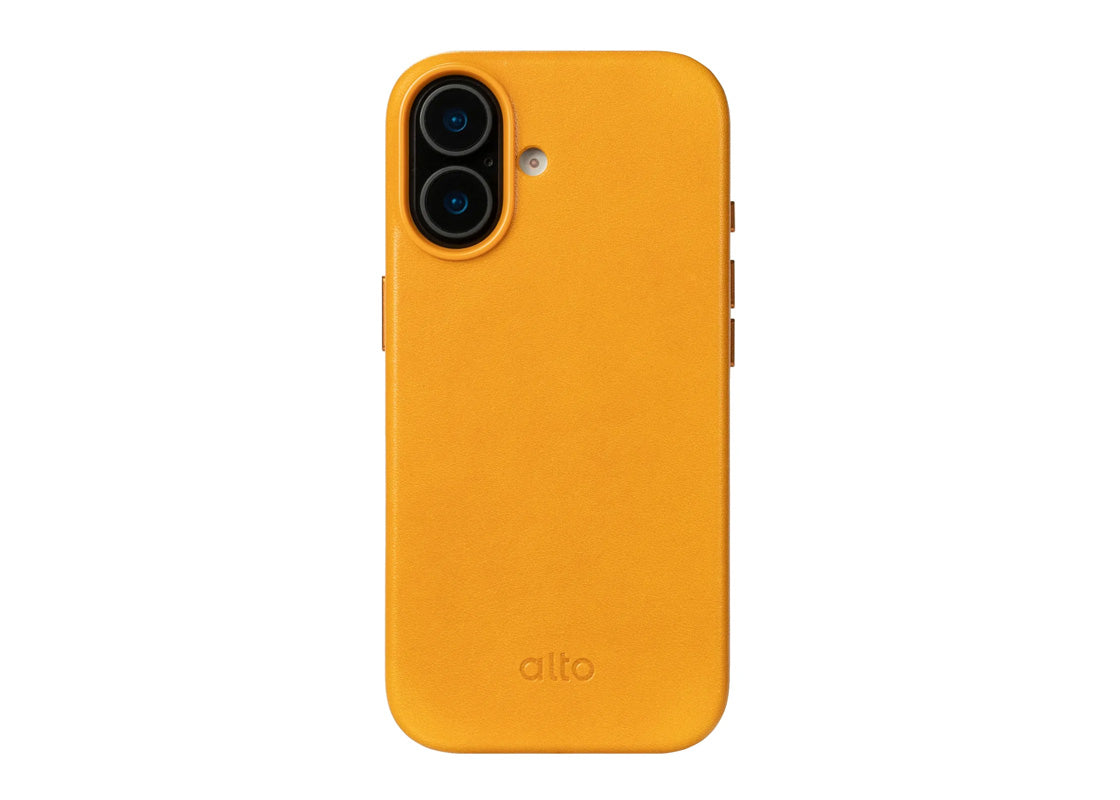 Alto Clop Italian Leather för iPhone 17 - Caramel Brown