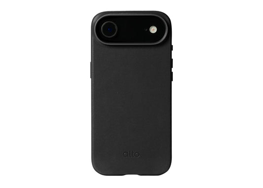 Alto Clop Italian Leather för iPhone 17 - Raven Black