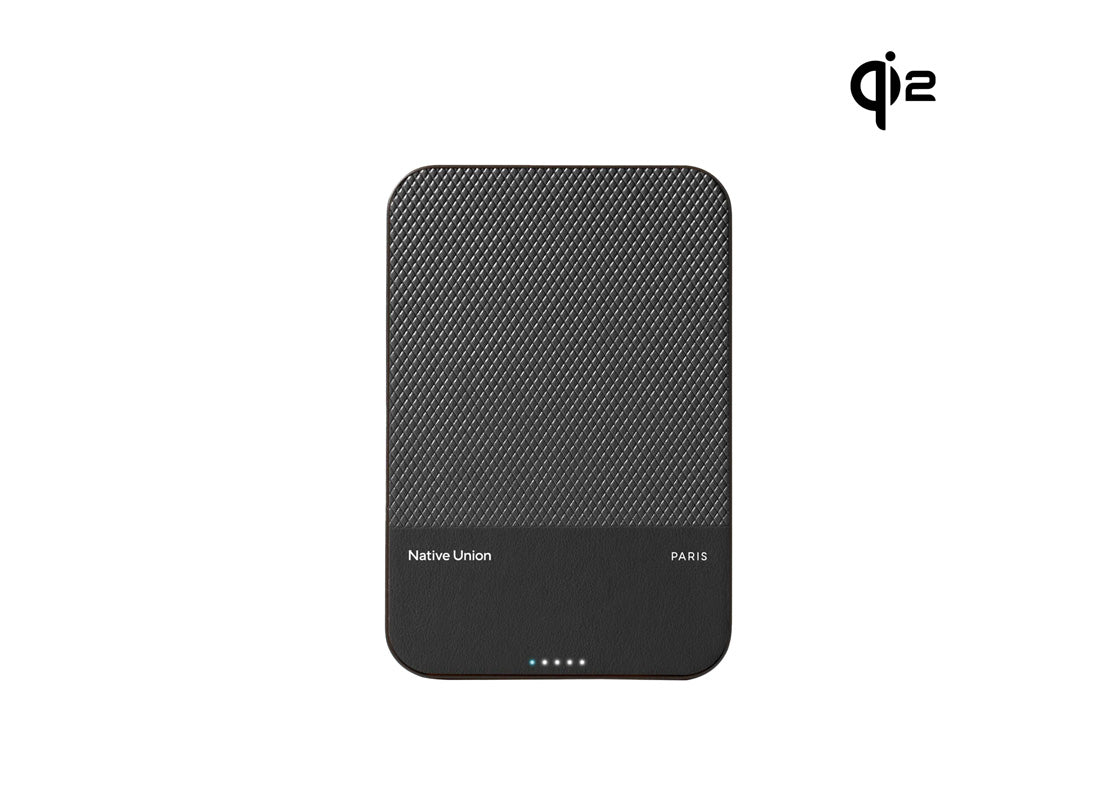 Native Union (Re)Classic Qi2 Powerbank 5000mAh - Svart