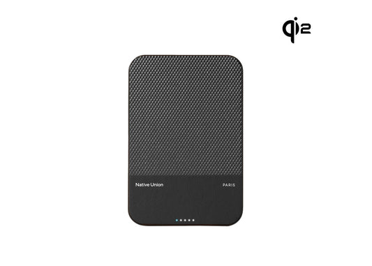 Native Union (Re)Classic Qi2 Powerbank 5000mAh - Svart