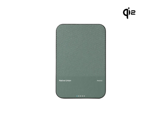 Native Union (Re)Classic Qi2 Powerbank 5000mAh - Slate Green