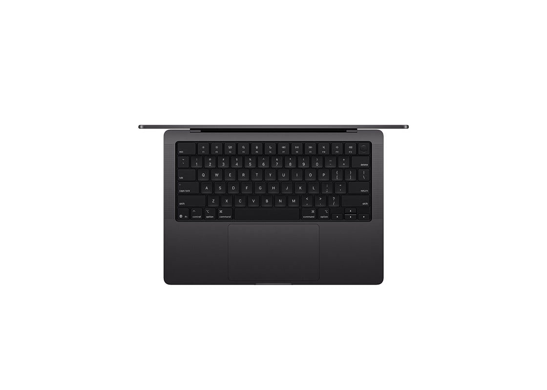 CTO MacBook Pro 14-tum M5 10‑core CPU/10‑core GPU/16GB RAM/2TB SSD/Standardglas/Rymdsvart