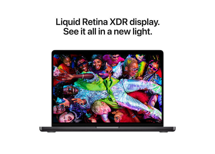 CTO MacBook Pro 14-tum M5 10‑core CPU/10‑core GPU/16GB RAM/2TB SSD/Standardglas/Rymdsvart