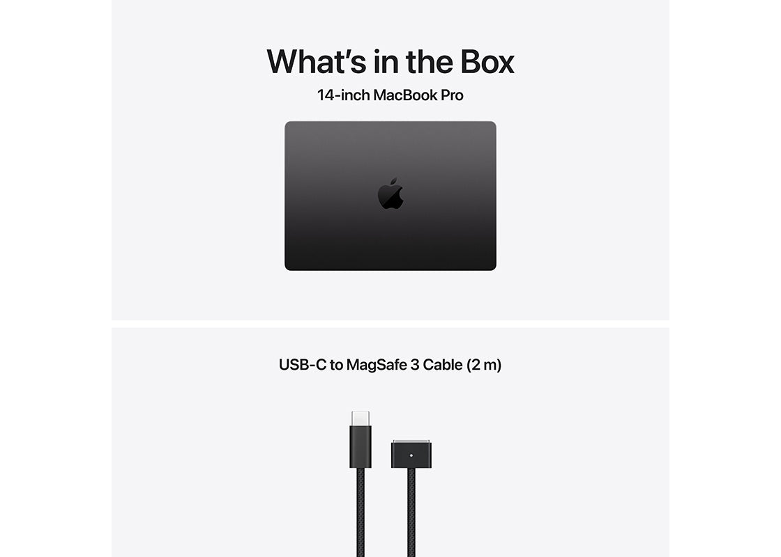 CTO MacBook Pro 14-tum M5 10‑core CPU/10‑core GPU/16GB RAM/2TB SSD/Standardglas/Rymdsvart