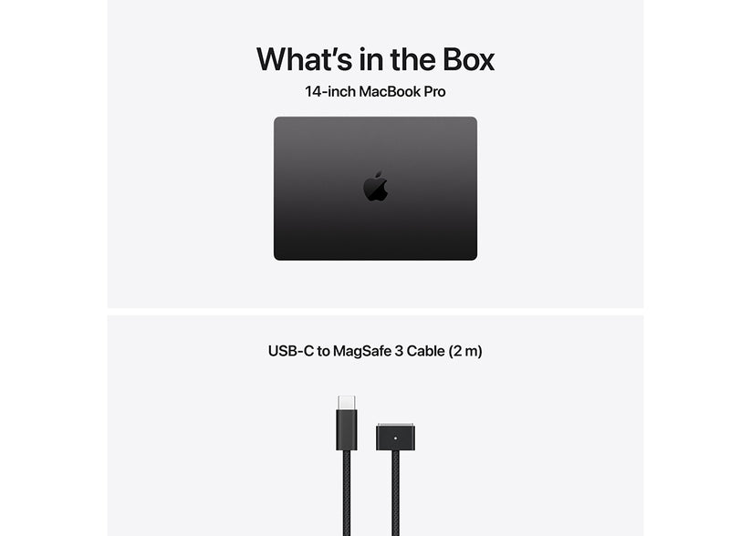 CTO MacBook Pro 14-tum M5 10‑core CPU/10‑core GPU/32GB RAM/1TB SSD/Nanoglas/Rymdsvart