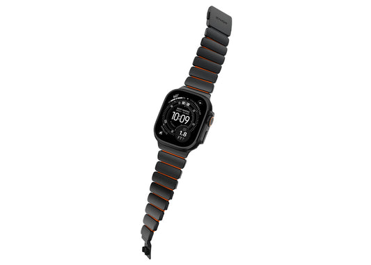 Nomad Stratos Band 49mm - Black Titanium/Ultra Orange