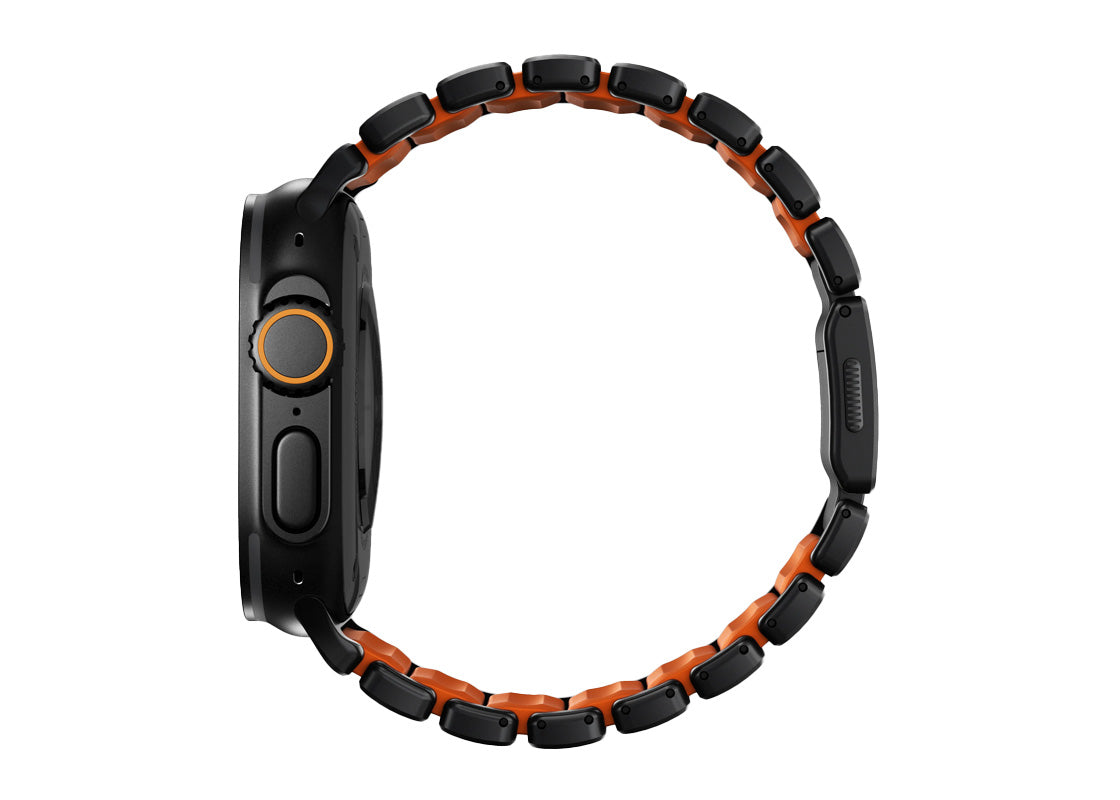 Nomad Stratos Band 49mm - Black Titanium/Ultra Orange