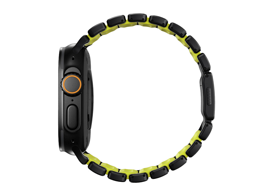 Nomad Stratos Band 49mm - Black Titanium/Volt