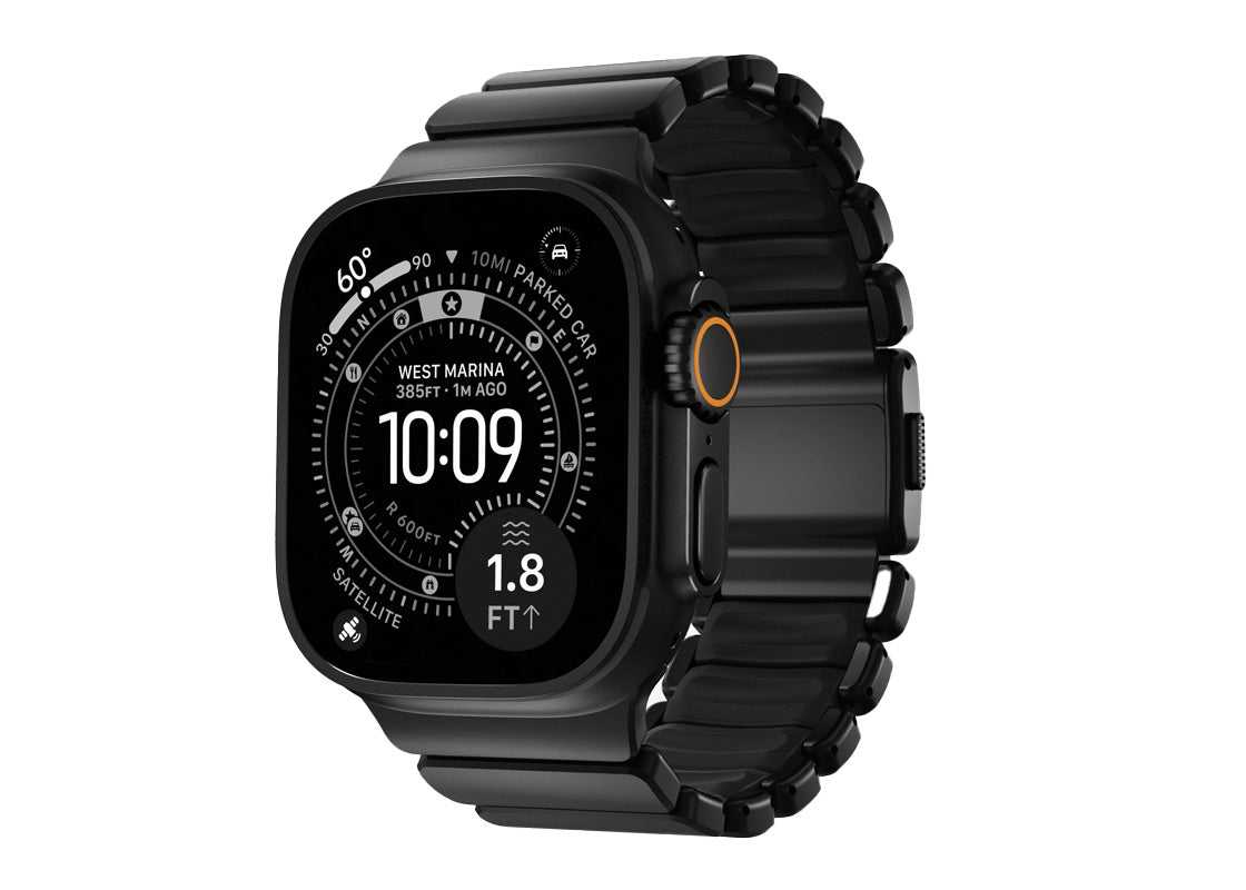 Nomad Stratos Band 49mm - Black Titanium/Black