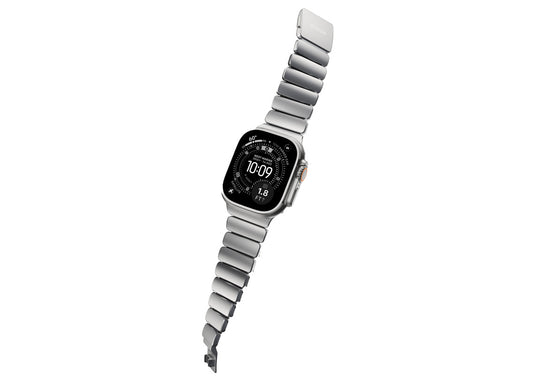 Nomad Stratos Band 49mm - Natural Titanium/Black