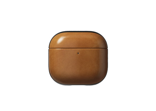 Nomad Modern Leather Case till Airpods 4 - Tan