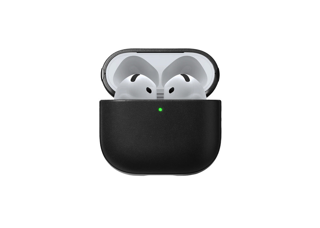 Nomad Modern Leather Case till Airpods 4 - Svart