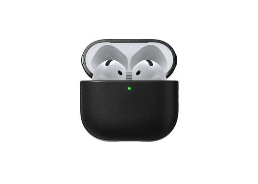 Nomad Modern Leather Case till Airpods 4 - Svart
