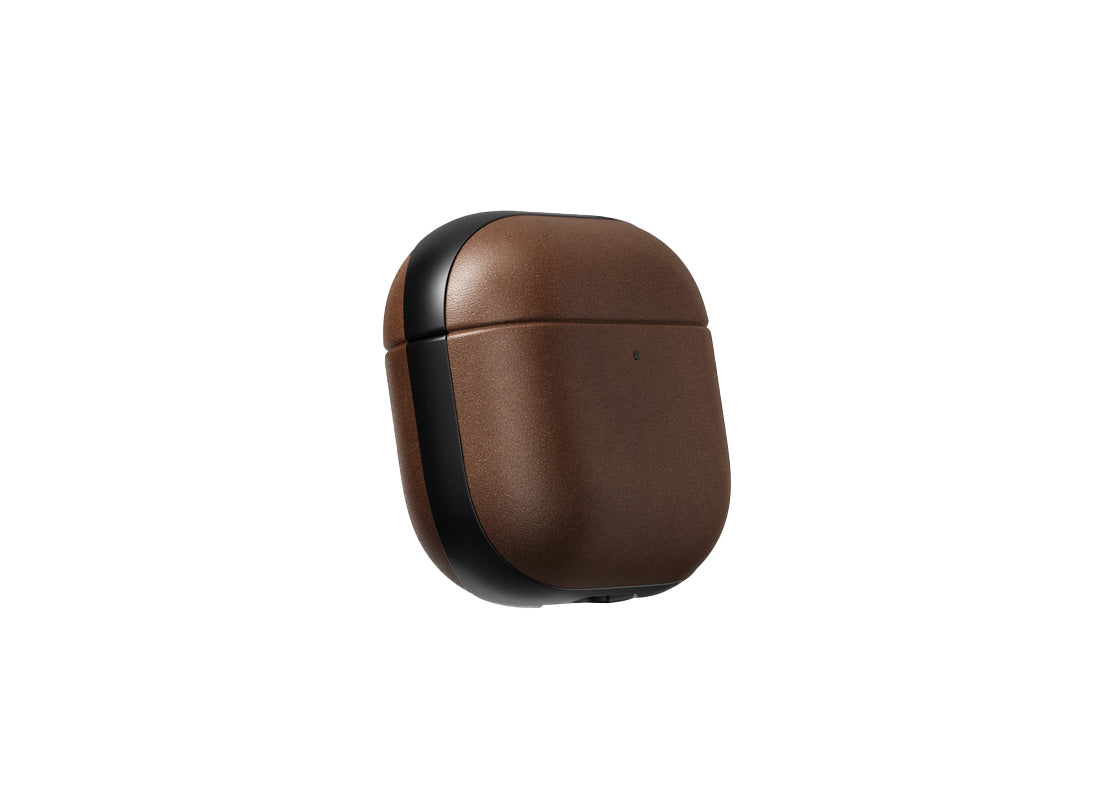 Nomad Modern Leather Case till Airpods 4 - Brun