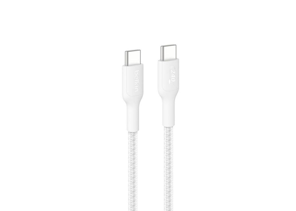 Belkin BoostCharge Pro 240W USB-C - USB-C 2m - Vit