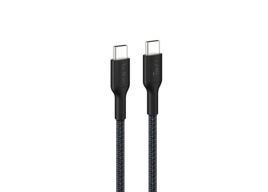 Belkin BoostCharge Pro 240W USB-C - USB-C 3m - Svart