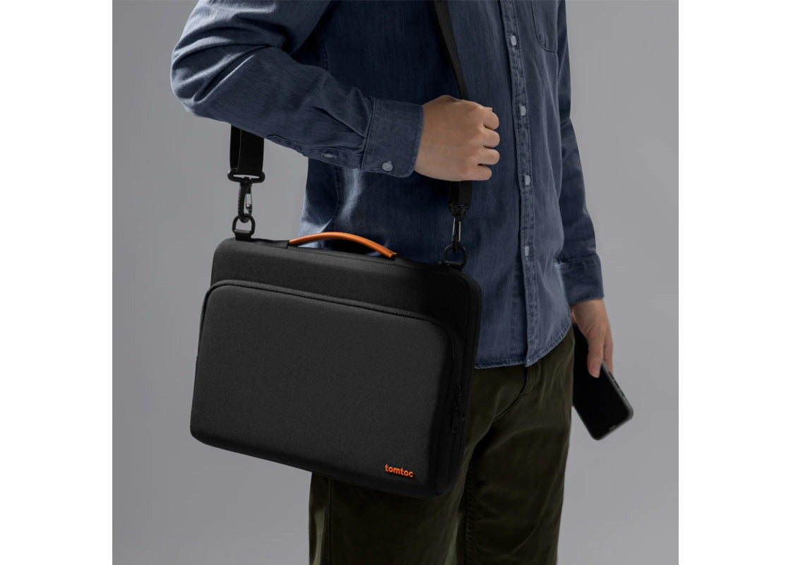 tomtoc Defender A40 Shoulder Bag 14-tum - Svart