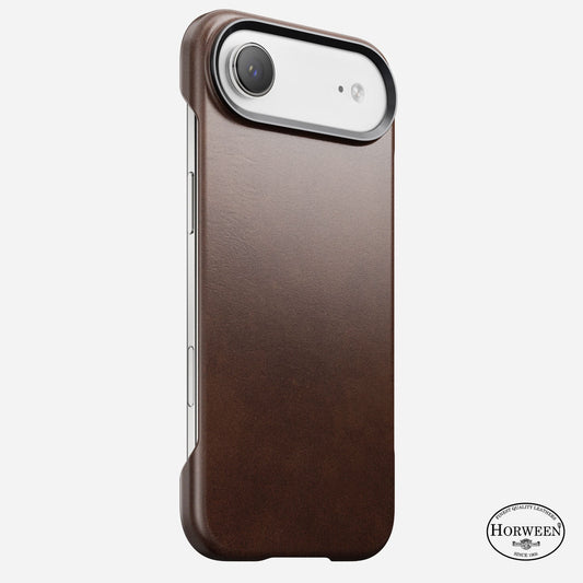 Nomad Traditional Case iPhone Air Rustic Brown Horween Leather