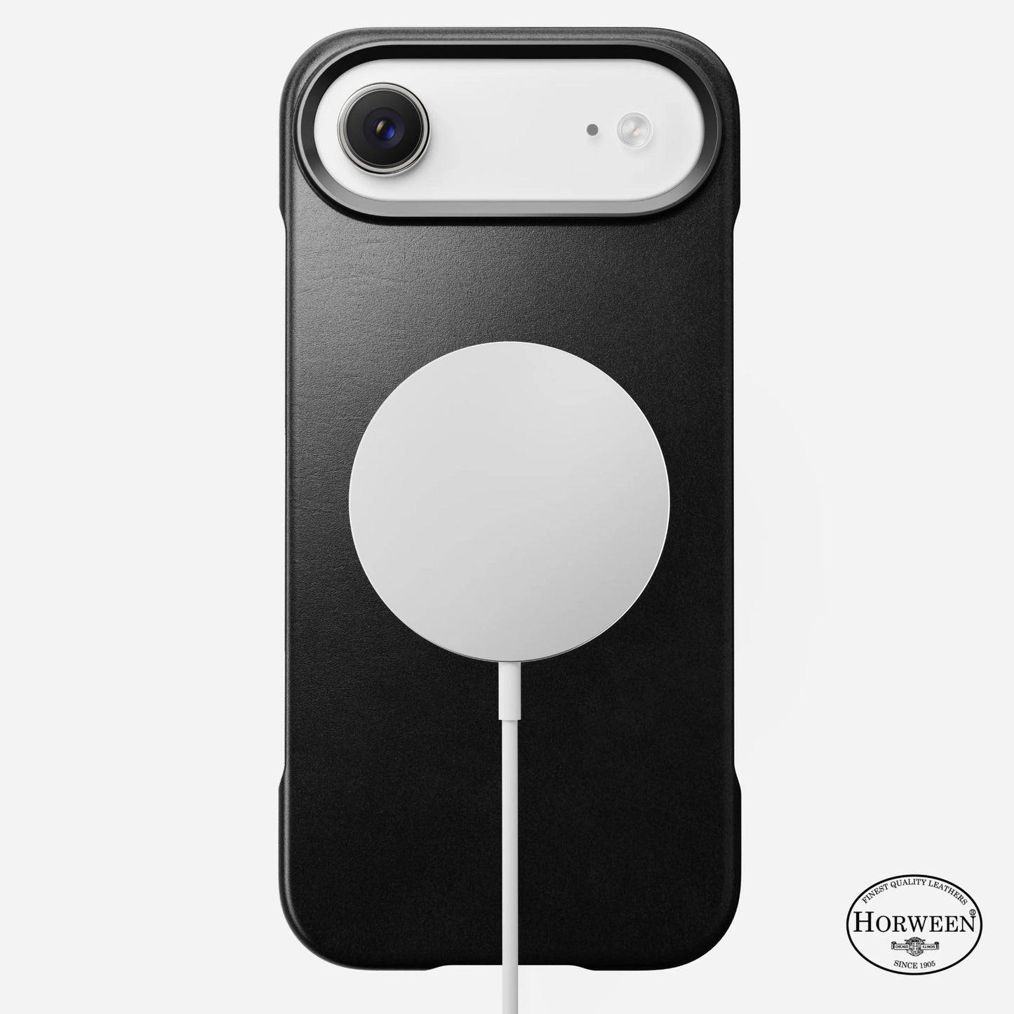 Nomad Traditional Case iPhone Air Black Horween Leather