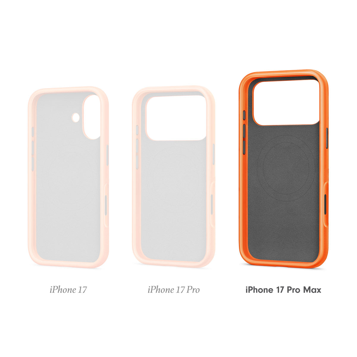 Beats Rugged-skal med MagSafe och kamerareglage till iPhone 17 Pro Max – sierraorange