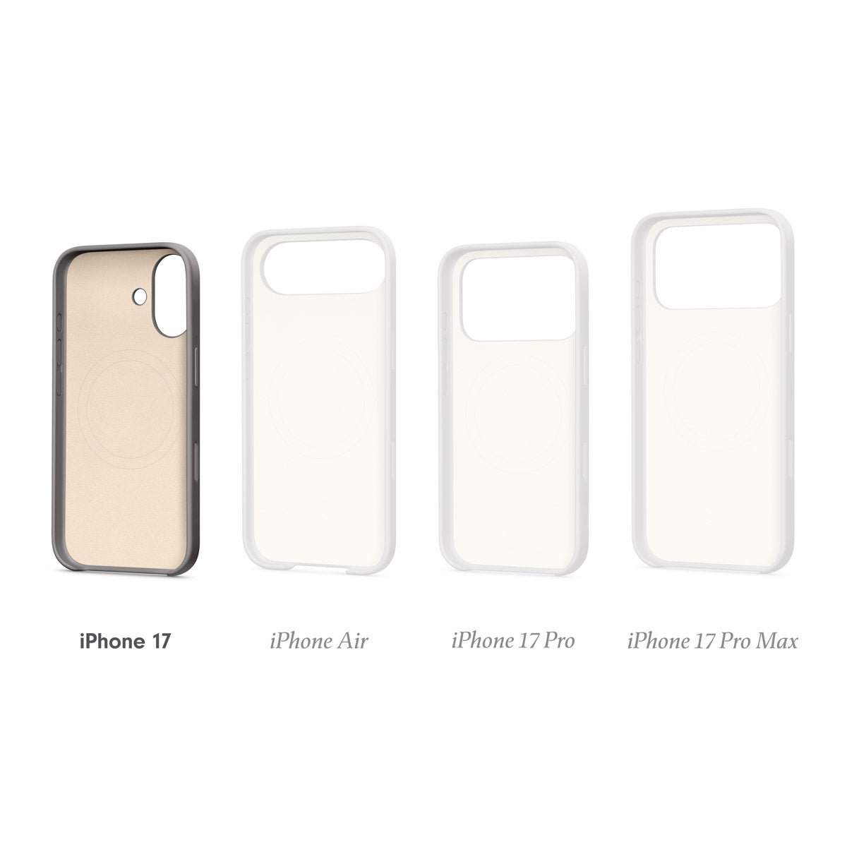 Beats-skal med MagSafe och kamerareglage till iPhone 17 – granitgrå