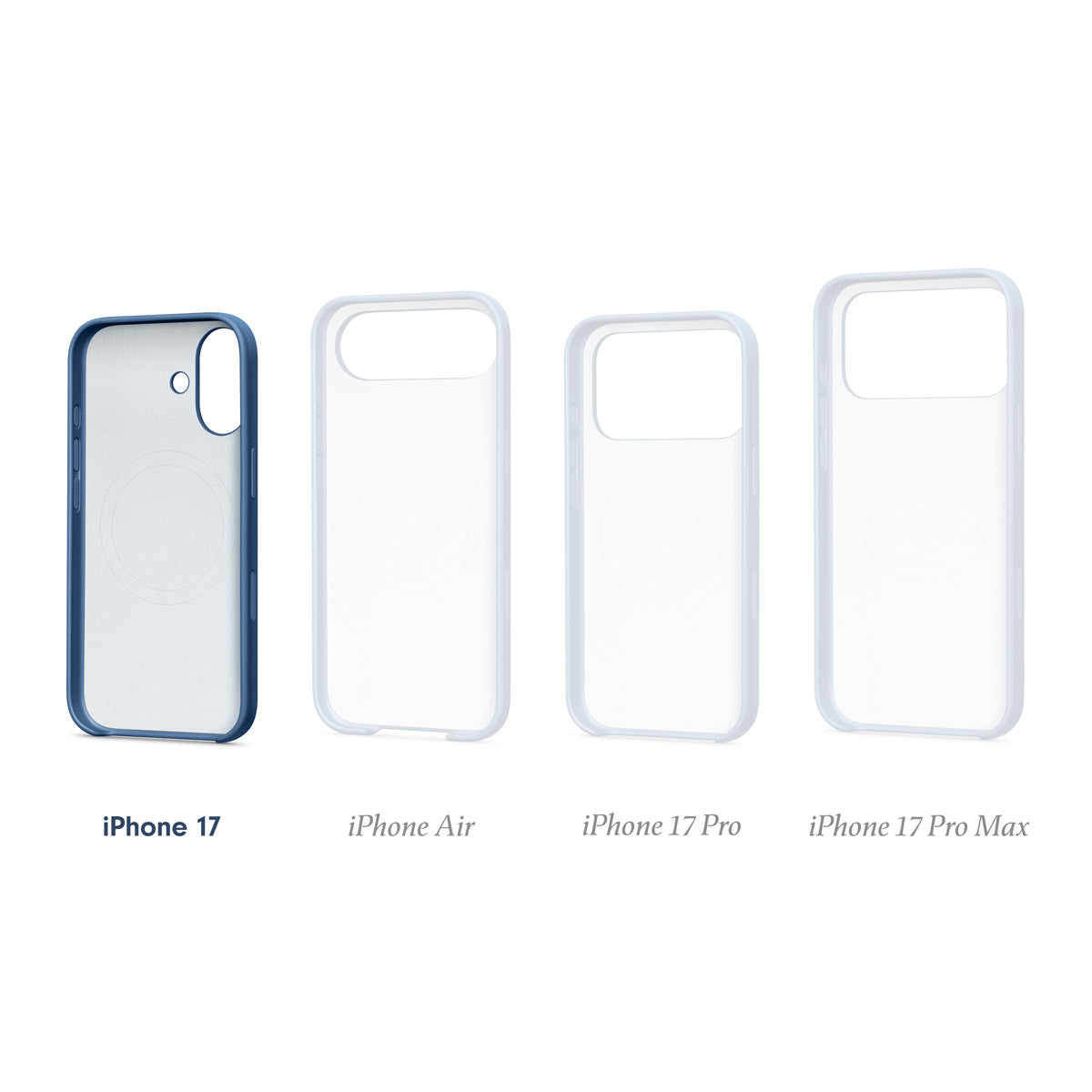 Beats-skal med MagSafe och kamerareglage till iPhone 17 – blå berggrund
