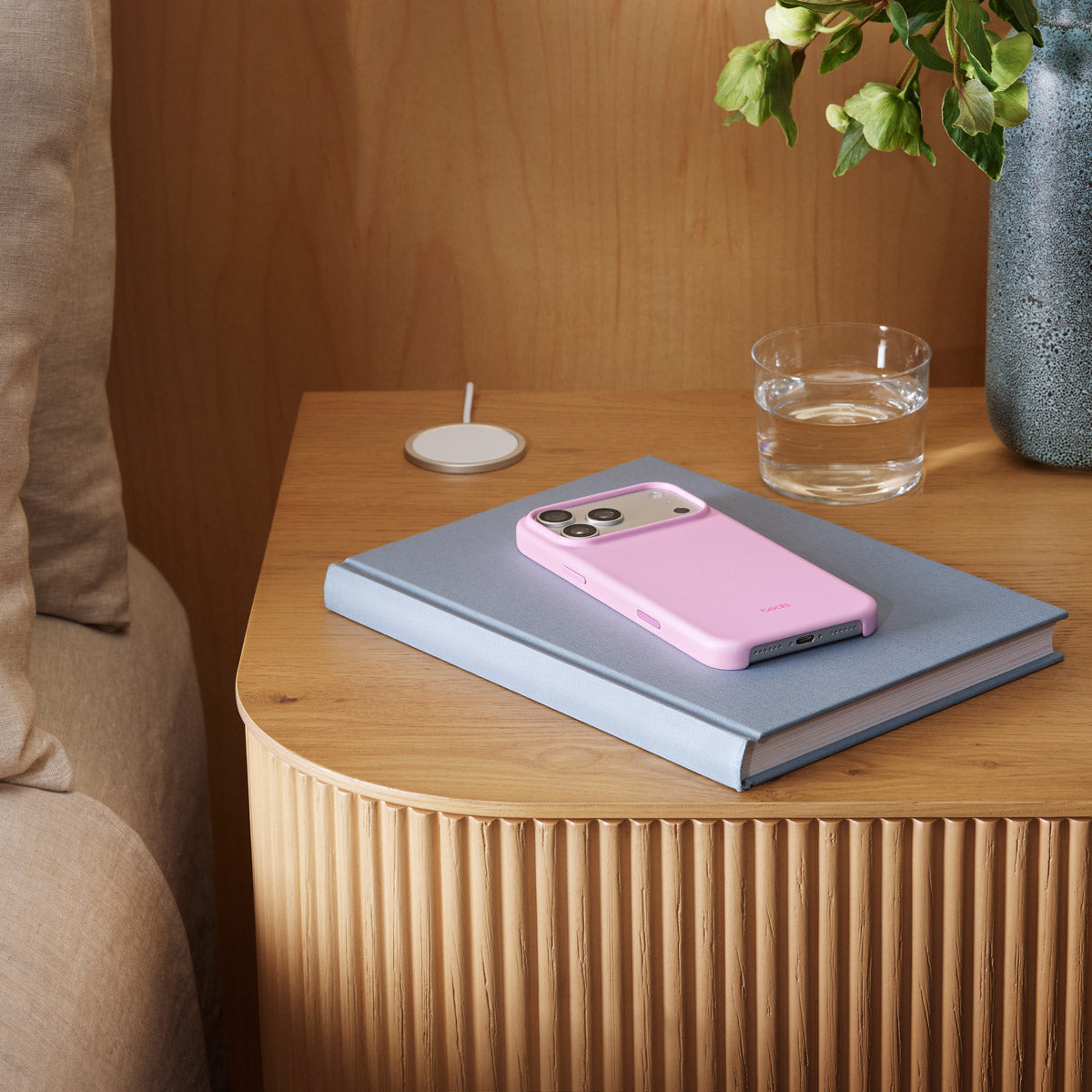 Beats-skal med MagSafe och kamerareglage till iPhone 17 Pro Max – rosa granat