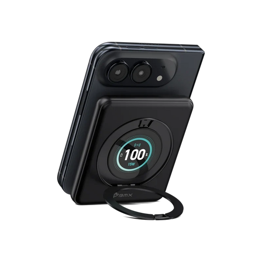 BMX SolidSafe™ DUO 5K Qi2 Power Bank - Black