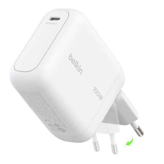 Belkin BoostCharge 100W USB-C GaN Charger (Foldable EU Plug)