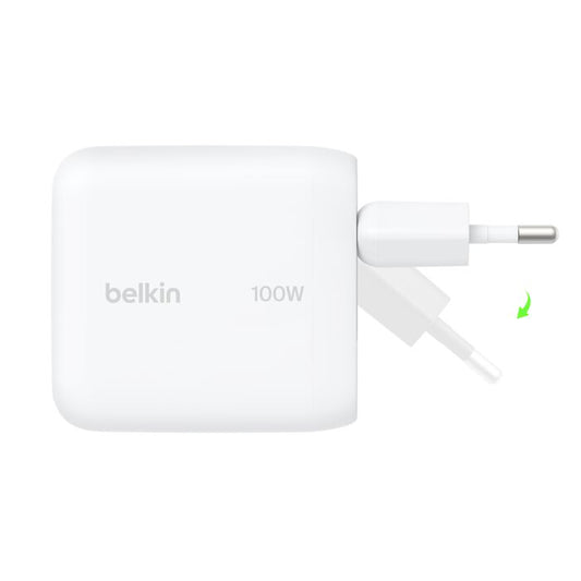 Belkin BoostCharge 100W USB-C GaN Charger (Foldable EU Plug)