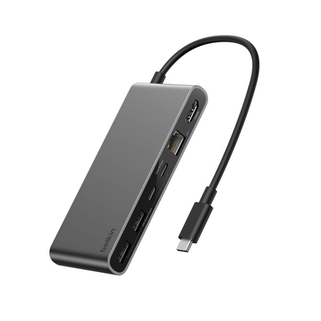 Belkin Connect 8-in-1 USB-C Hub - Space Grey