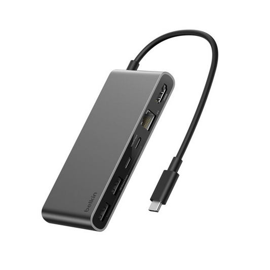 Belkin Connect 8-in-1 USB-C Hub - Space Grey