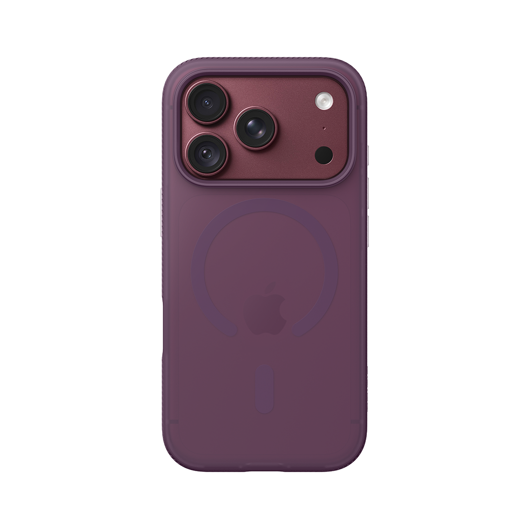 Belkin Magnetic Grip Series för iPhone 18 Pro/17 Pro - Burgundy