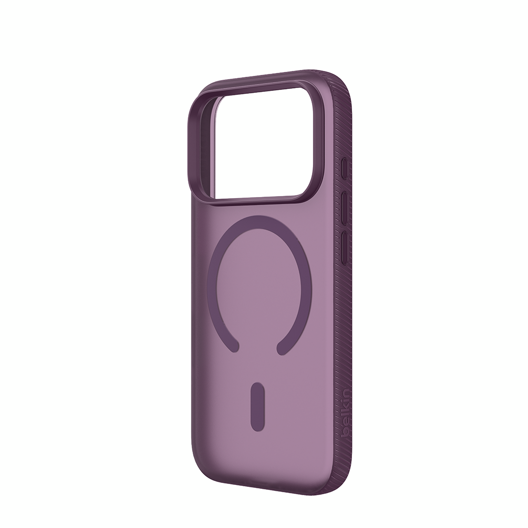 Belkin Magnetic Grip Series för iPhone 18 Pro Max/17 Pro Max Burgundy