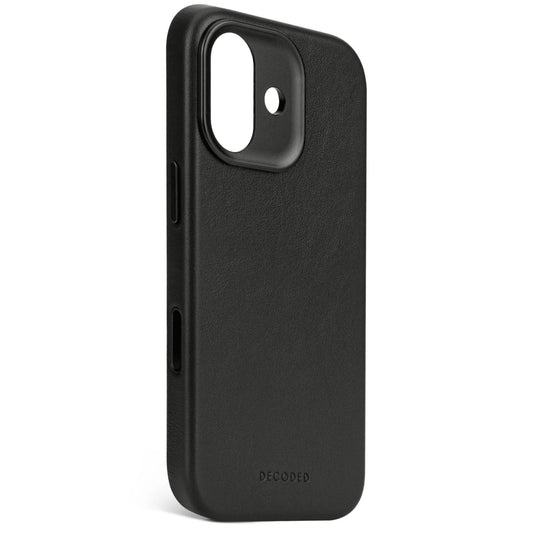 Decoded Leather Backcover for iPhone 17 - Black