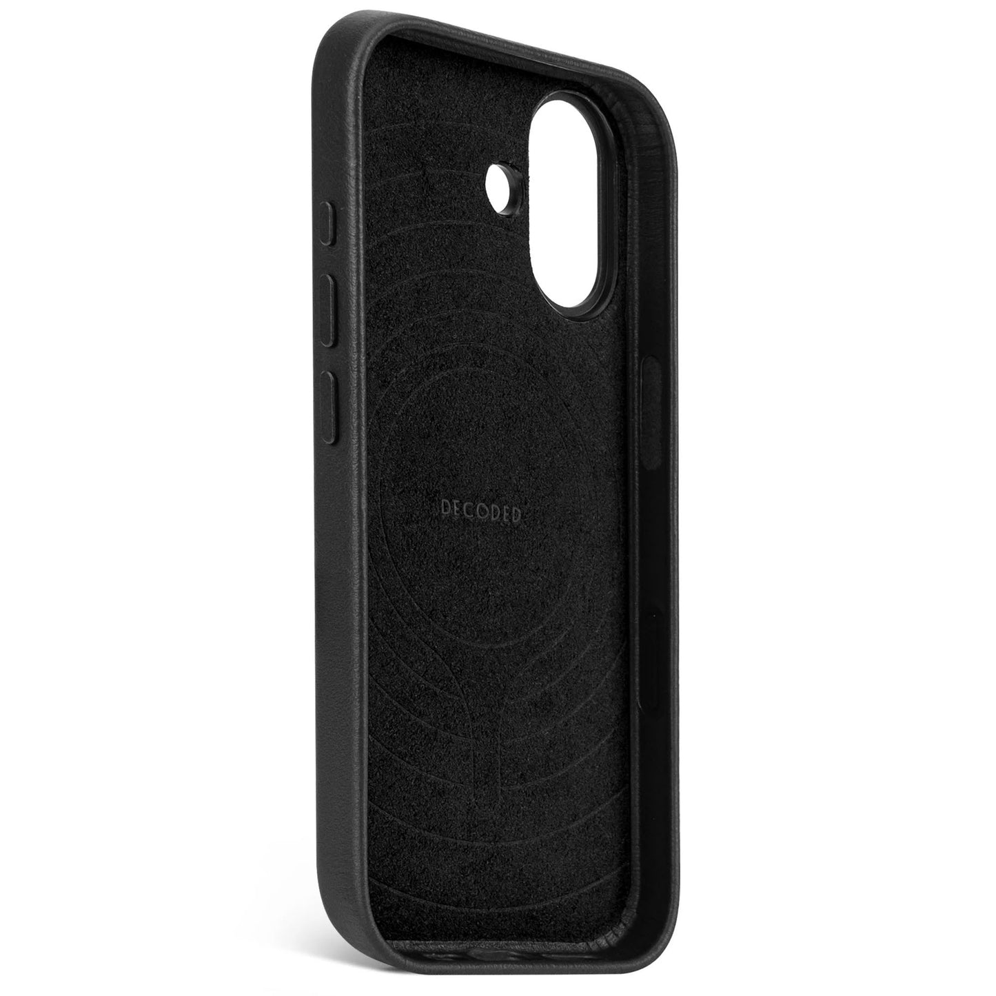 Decoded Leather Backcover for iPhone 17 - Black