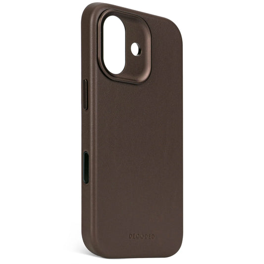 Decoded Leather Backcover for iPhone 17 - Chocolat Brown