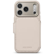 Decoded Leather Detachable Wallet iPhone 18 Pro Max Taupe