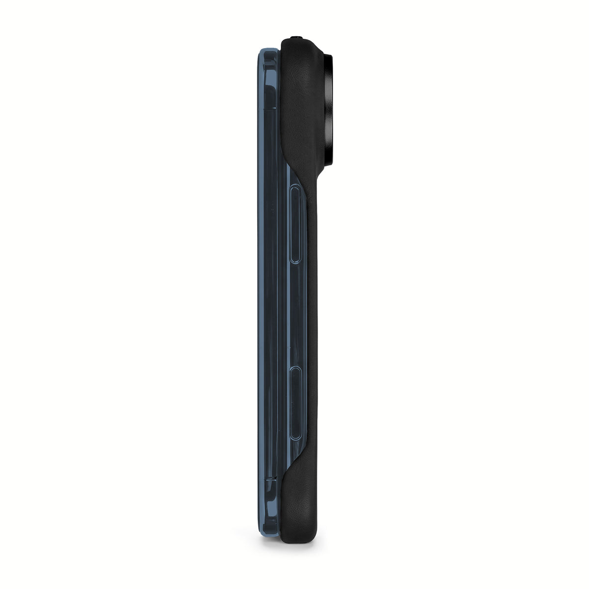 Decoded Leather Back Cover for iPhone Duo - Black
