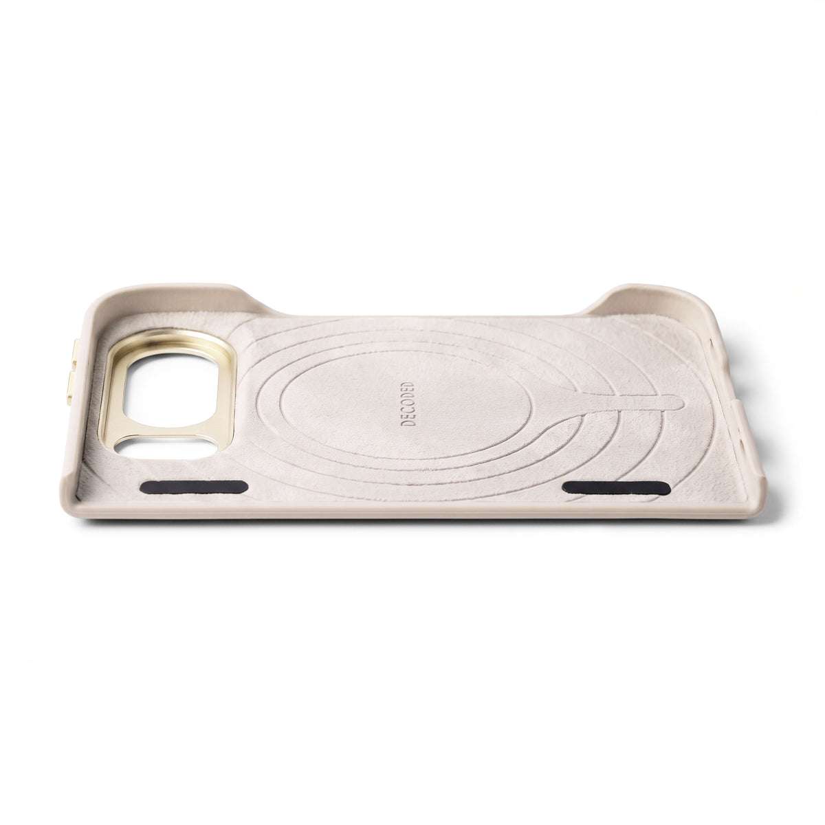 Decoded Leather Back Cover for iPhone Duo - Clay