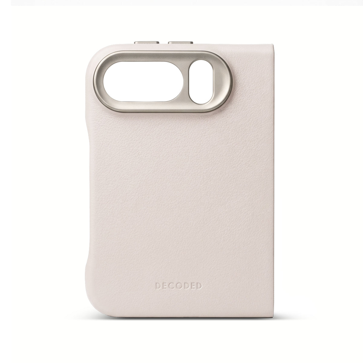 Decoded Leather Back Cover for iPhone Duo - Clay