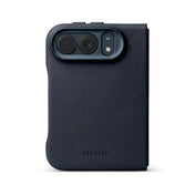 Decoded Leather Back Cover for iPhone Duo - Navy