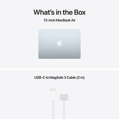 CTO MacBook Air 13-tum Himmelsblå M5 10-Core CPU/10-Core GPU/32GB RAM/4TB SSD