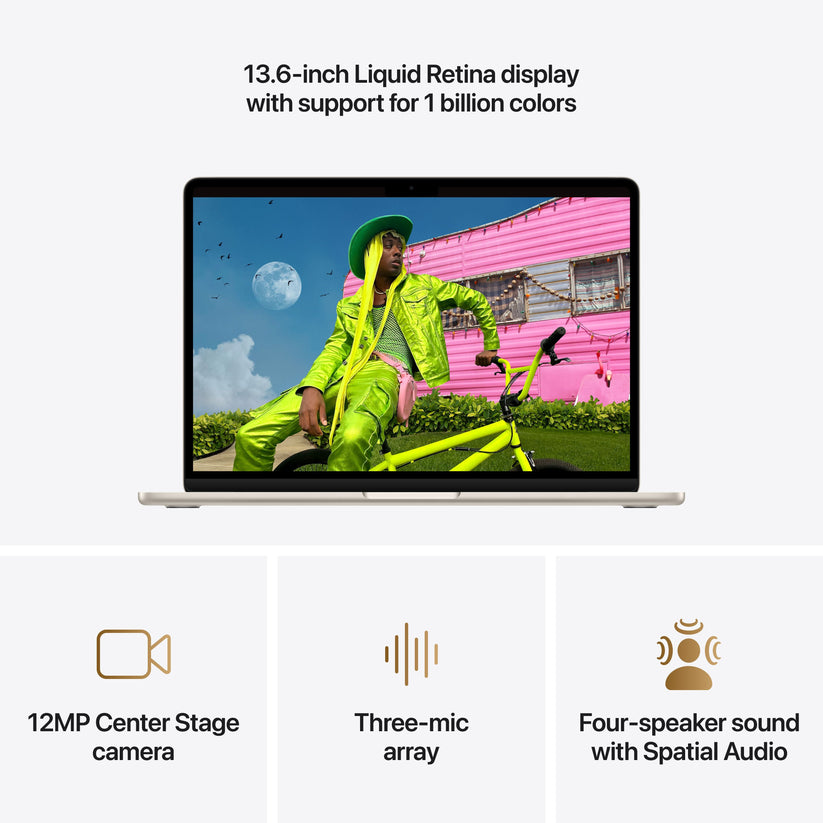 CTO MacBook Air 13-tum Stjärnglans M5 10-Core CPU/10-Core GPU/32GB RAM/1TB SSD