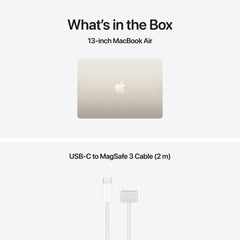 CTO MacBook Air 13-tum Stjärnglans M5 10-Core CPU/10-Core GPU/32GB RAM/1TB SSD
