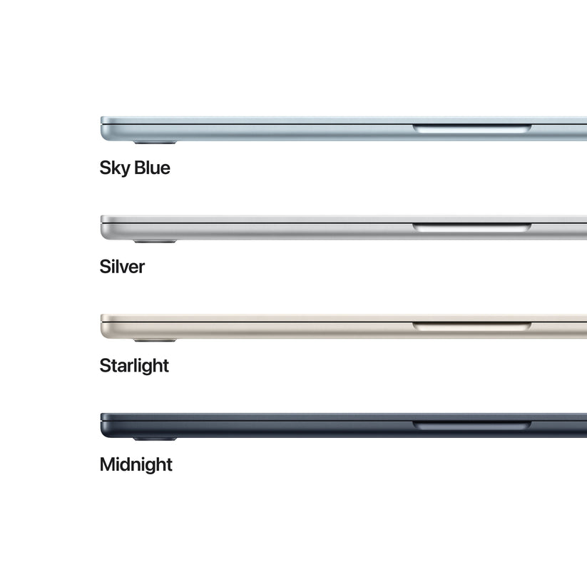 CTO MacBook Air 15-tum Midnatt M5 10-Core CPU/10-Core GPU/24GB RAM/2TB SSD