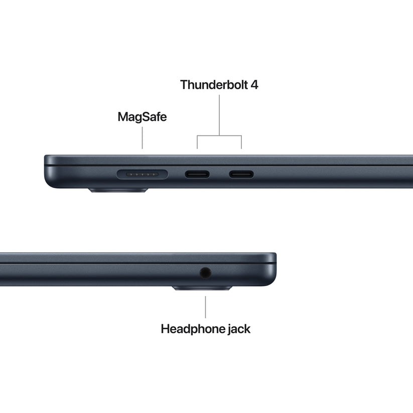 CTO MacBook Air 15-tum Midnatt M5 10-Core CPU/10-Core GPU/24GB RAM/2TB SSD