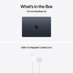 CTO MacBook Air 15-tum Midnatt M5 10-Core CPU/10-Core GPU/32GB RAM/4TB SSD
