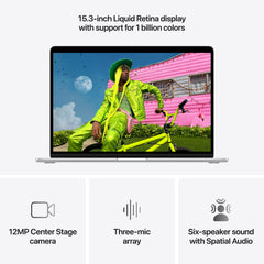CTO MacBook Air 15-tum Silver M5 10-Core CPU/10-Core GPU/32GB RAM/4TB SSD