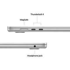 CTO MacBook Air 15-tum Silver M5 10-Core CPU/10-Core GPU/32GB RAM/2TB SSD